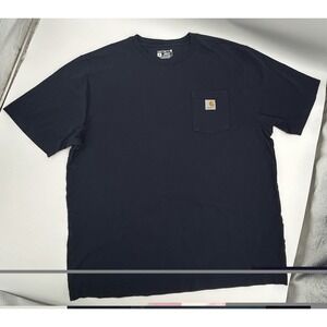 Carhartt Men's Workwear Pocket T-shirt - Navy, XL